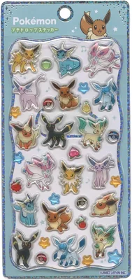 ポケモン カメオ ジャパン ポケット ドロップ シール イーブイ