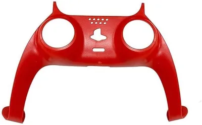PS5 Dualsense Controller Replacement Shell, Red Decorative Strip