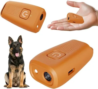 超音波犬吠え防止装置、犬の訓練用 | 吠え防止、反吠えグッズ、小型、軽量、USB
