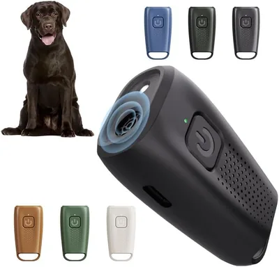 超音波犬吠え防止デバイス、ドッグトレーニング用 | 吠え防止、反吠えグッズ、小型、軽量、USB
