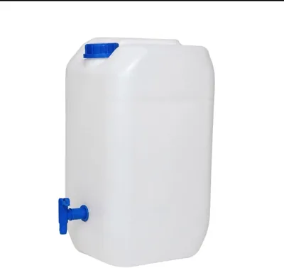 Jerry Can HDPE Food Grade Poly Container with Tap & Lid - 25L