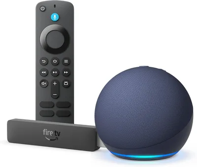 Alexa Echo Dot Deep Sea Blue + Fire TV Stick HD