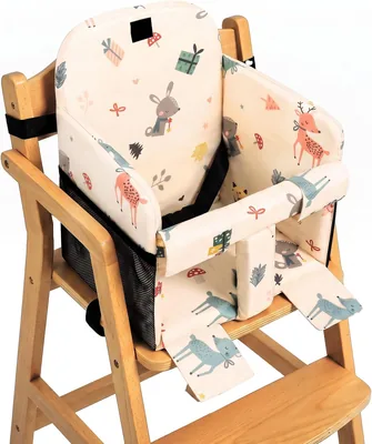 Shopping Cart Seat Cover for Baby - 3 in 1 High Chair Cover with Harness
