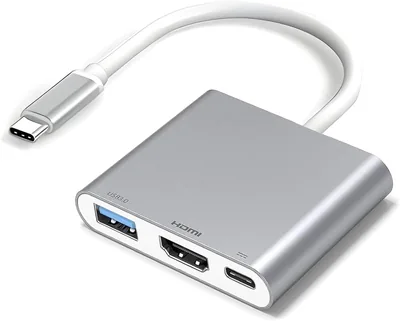 USB C to HDMI Adapter 3-in-1 Multiport