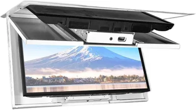 55"-85" Motorized Flip Down TV Mount - Hidden Retractable Lift