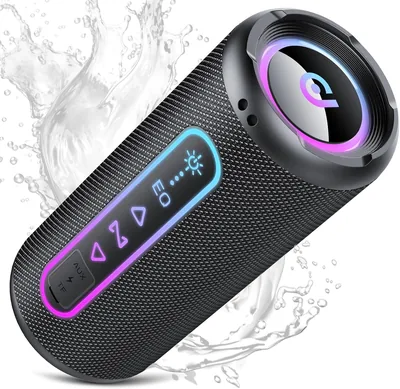 Bluetooth Speaker with Light - 25W Audio