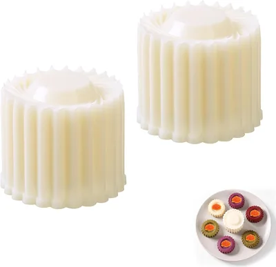 2PCS Creative Double-Ended Pastry Mooncake Mold Set