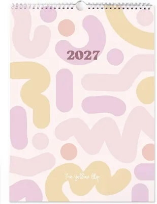 El Clip Amarillo - Calendario de Pared 2027, Calendario Decorativo, Unisex