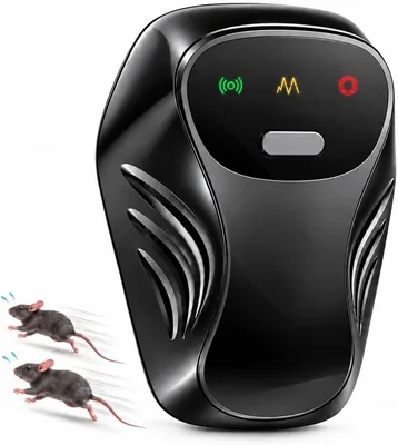 ムクルー ネズミ駆除 超音波ネズミ駆除器 (4モード、360° オムニダイレクト、AI 自動周波数変換)