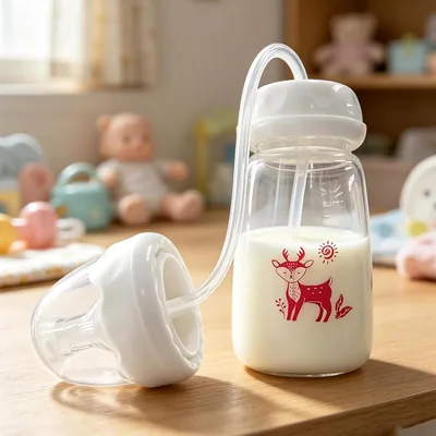 Anti-Colic Bottle Feeder - Silicone Milk Trainer