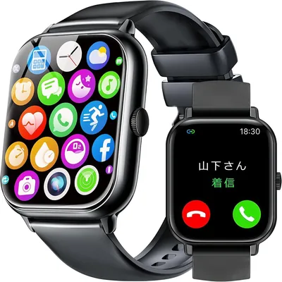 L1-0.787 スマートウォッチ（2026年バージョン） - iPhone、Android対応、ユニセックス、Bluetooth通話機能付き