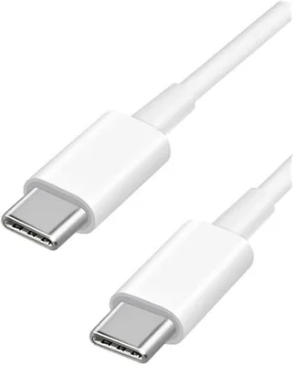 USB-C to USB-C Charging Cable White Fast Charging
