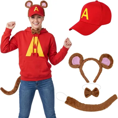 Hosmateey Halloween Chipmunk Costume Set