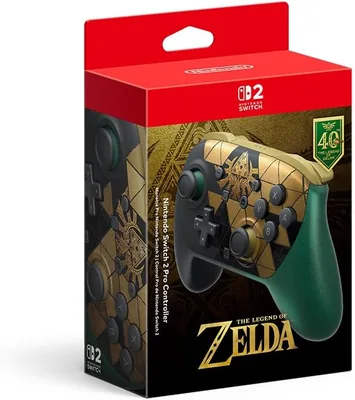 Controlador Nintendo Switch™ Pro 2 Edición 40º Aniversario The Legend of Zelda™