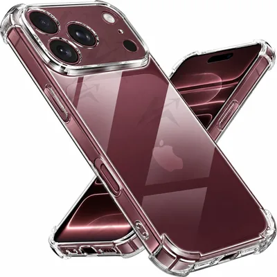 حالة واضحة ARROWS لهاتف iPhone 18 Pro Max، غطاء هاتف TPU مقاوم للصدمات بزوايا معززة ومضاد للاصفرار ونحيف