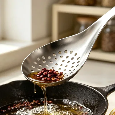 Stainless Steel Colander Spoon - Noodle Strainer