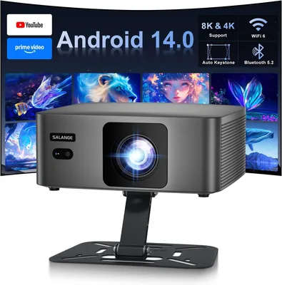 Mini Projector 4K/8K Android Smart Portable