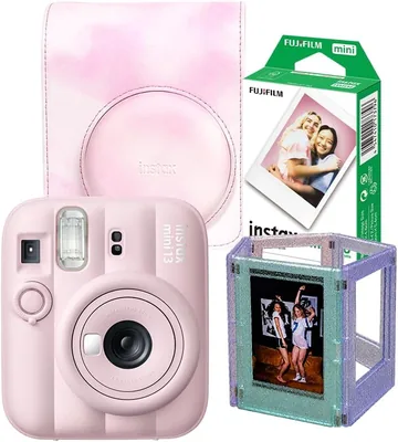 Paquete Fujifilm Mini 13 instax con Accesorios (Rosa)