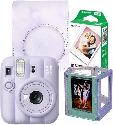 Paquete Fujifilm Mini 13 instax con Accesorios (Lila)