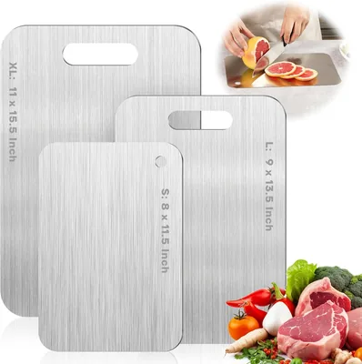 Katori Titanium Cutting Board Set - Double Sided