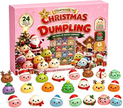 Christmas Squishy Advent Calendar 2026 - 24 Mini Squishies