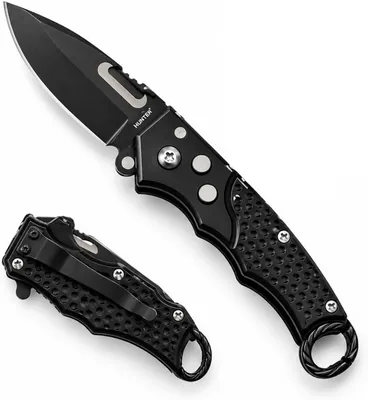 Canivete Tático 16 cm Aço Inoxável Dobrável com Trava de Segurança Cabo Antiderrapante para Camping e Trilhas