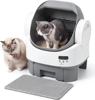 WARCAT Automatic Self-Cleaning Cat Litter Box Grey