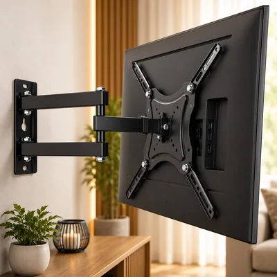 Suporte de Parede Articulado para TV, Universal, Ajustável, VESA, 32-58 Polegadas, 22kg