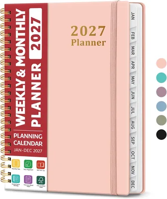 Taja 2027 Planner - Monthly & Weekly Agenda
