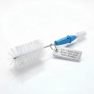 Bottle & Teat Brush - Soft Bristles 2-in-1