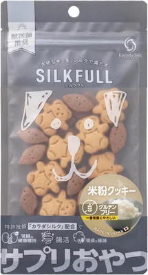 シルクフル 犬噛みサプリメント クッキー、米粉、グルテンフリー | 腎臓の健康