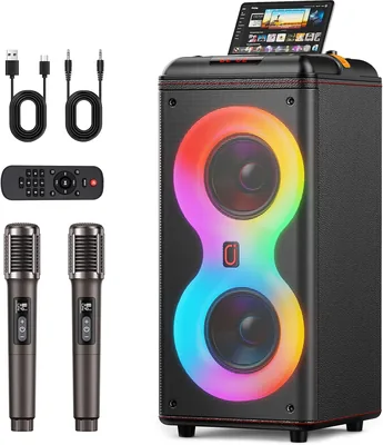 Karaoke Machine 500W Speaker w/ Subwoofers