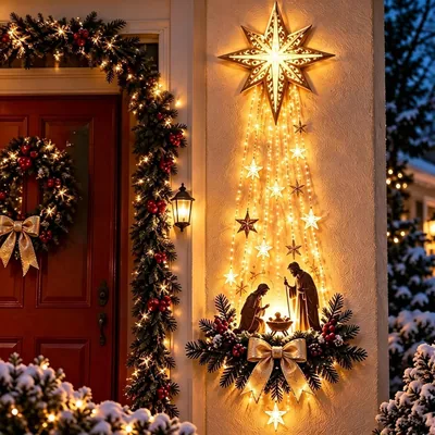 Bethlehem Star of Faith Nativity Wall Decor