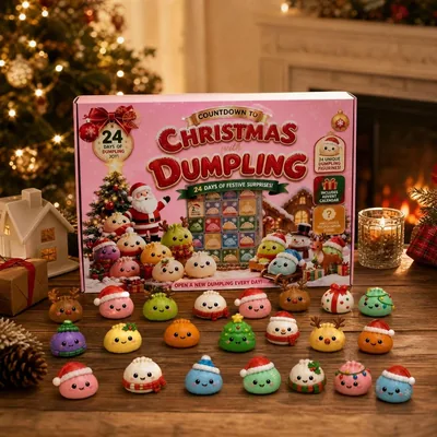2026 Christmas Advent Calendar - 24 Mini Squishies