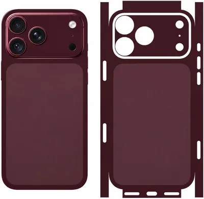 Película protectora para iPhone 18 Pro Max - Borgoña