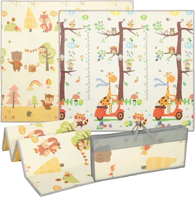 AIYAPLAY Foldable Play Mat - 200x180cm