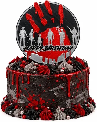 Zombie Apocalypse Birthday Cake Topper - 18cm PLA