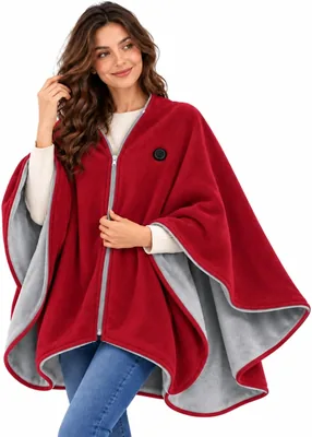 Heated Cape Women's Shawl - 3 Heat Settings