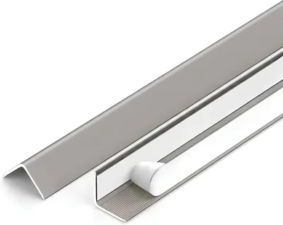 Cantonera de Aluminio Autoadhesiva YQYHNB, Perfil en L para Pared, 2 Piezas