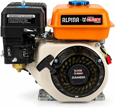 Motor a Gasolina 6.5 HP Swedish Husky Power Dam650 Semiprofesional 4 Tiempos Universal