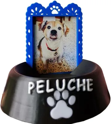 Altar Día de Muertos Personalizado con Foto y Nombre de Mascotas | Para Perro y Gato