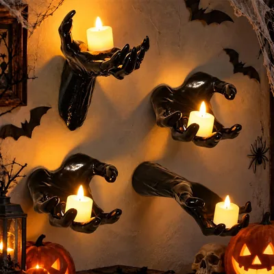 MXKJ-IU 4PCS Decoración de Halloween para Interiores