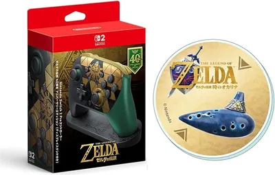 任天堂純正【Nintendo Switch 2 Proコントローラー ゼルダの伝説 40周年 アニバーサリーエディション（ディスプレイスタンド付き）】