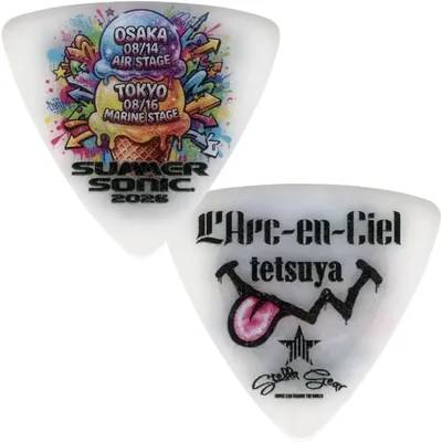 STELLA GEAR SG-P-SS2026 White L'Arc-en-Ciel SUMMER SONIC 2026 Tetsuya Pick