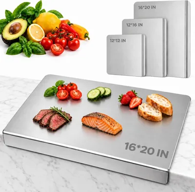 Titanium Cutting Board - Lip Design