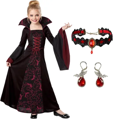 Medieval Vampire Queen Dress Set Halloween Costume
