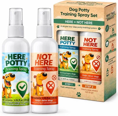 Wenvique Dog Potty Training Spray Set