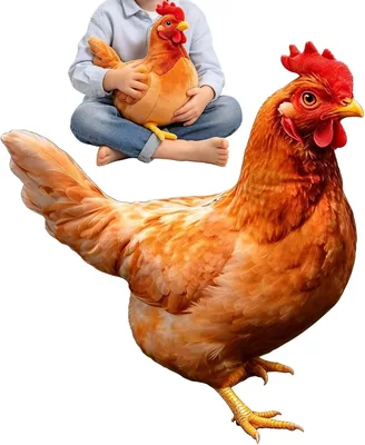 Chicken Shaped Plush Pillow Cushion