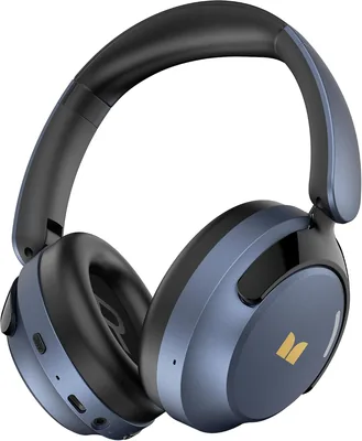 SoundWave Aura Pro Over Ear Headphones - 40H Playtime