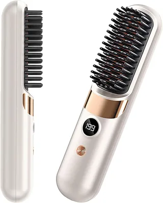 Go Brush Pro Cordless Hair Straightener Brush